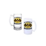 Batman Kulplu Bira Bardağı Buzlu Veya Şeffaf Seçenekli 024