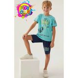 Batman Lisanslı L1700 Gotham T-Shirt Ve Şort Alt Üst Erkek Çocuk Takımı