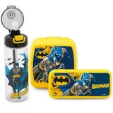 Batman Lisanslı Okul Seti; 500 Ml Matara, Beslenme Kutusu, Kalem Kutusu