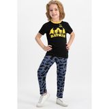 Batman Lisanslı Siyah Kısa Kollu Erkek Çocuk Pijama Takımı - 2 - 3 Yaş
