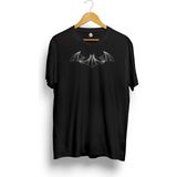 Batman Logo 'drawing' Baskılı Tişört - Siyah - XL