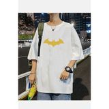 Batman Logo Tişört - Beyaz - S