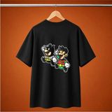 Batman Mario Oversize Tisort - Siyah - L