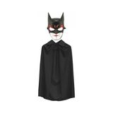 Batman Maskesi Catwoman ve Batman Pelerini Siyah Set