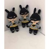 Batman Maskot Bebek Amigurumi Anahtarlık Oyuncak