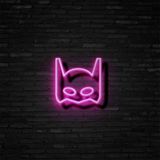 Batman Neon LED Duvar Yazısı Dekoratif Duvar Aydinlatmasi Gece Lambası