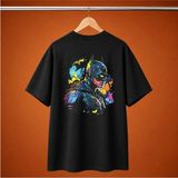 Batman Neon Oversize Tisort - Siyah - L
