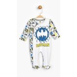 Batman Patikli Bebek Tulum 16410 - 0 - 3 Ay - Beyaz