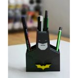 Batman Tasarımlı Masaüstü Kalemlik - Kara Şövalye Temalı Ofis Organizeri