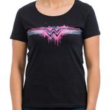 Batman v Superman Siyah Kadın T-Shirt - S