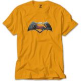 Batmn V Supermn 2 Sarı Tişört Liyada - XL
