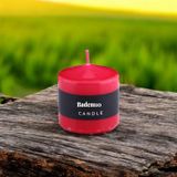 Baton Mum Kırmızı Silindir Dekoratif Mumu Kandil Hediyelik Fitilli Mumlar Şamdan Kokusuz 6 x 6 cm