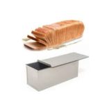 Baton Tost & Ekmek Kalıbı Kapaklı (11X11X20 Cm) Paslanmaz Çelik
