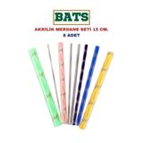 BATS AKRİLİK MERDANE SETİ 15 CM. 8 ADET
