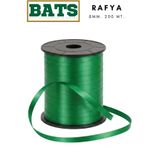 BATS RAFYA BALON İPİ SÜSLEME KURDELESİ 8 MM. X 200 MT. YEŞİL