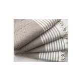 Battal Boy Kolları Örten Pamuklu Koltuk Örtüsü Takımı 3+3+1+1 kahve krem 160 x 300