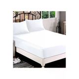 Battal Boy Pamuklu Beyaz Penye Çarşaf