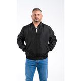 Battal Dahil 9 Beden Mevsimlik Pilo Mont - Siyah - 5XL