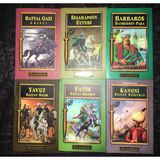 Battal Gazi Akıncı- Selahaddin Eyyubi - Barbaros Hayreddin Paşa - Yavuz Sultan Selim - Fatih Sultan Mehmet - Kanuni Sultan Süleyman [6 Kitap] (Sahafiye Kitap)