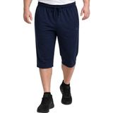Battal Moda Battalmoda Erkek Büyük Beden Lacivert Iki Iplik Cep Fermuarlı Kapri 3xl-4xl-5xl-6xl-7xl-8xl