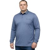 Battal Moda Battalmoda Erkek Büyük Beden Melanj Havacı Polo Yaka Pike Tişört 3xl-4xl-5xl-6xl-7xl-8xl