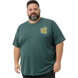 Battal Moda Battalmoda Erkek Büyük Beden Nefti Bisiklet Yaka Kısa Kollu Pragt Tişört 5xl-6xl-7xl-8xl