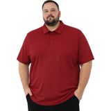 Battal Moda Battalmoda Erkek Büyük Beden Polo Yaka Kısa Kollu Pike Tişört 3xl-4xl-5xl-6xl - Kırmızı
