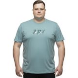 Battal Moda Battalmoda Erkek Büyük Beden Prada Bisiklet Yaka Kısa Kollu Art Tişört 3xl-4xl-5xl-6xl - Açık Mavi