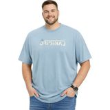 Battal Moda Battalmoda Erkek Büyük Beden Prada Mavisi Bisiklet Yaka Kısa Kollu Original Tişört 3xl-4xl-5xl-6xl