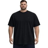 Battal Moda Battalmoda Erkek Büyük Beden Siyah Basic Kısa Kollu Tişört 3xl-4xl-5xl-6xl-7xl-8xl