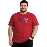 Battal Moda Erkek Büyük Beden Bordo Bisiklet Yaka Kısa Kollu Avator Tişört 3xl-4xl-5xl-6xl