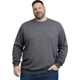 Battal Moda Erkek Büyük Beden Füme Bisiklet Yaka Triko Kazak 5xl-6xl-7xl-8x - 8XL