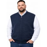 Battal Moda Erkek Büyük Beden Lacivert Bisiklet Yaka Ufuk Triko Kazak 5xl-6xl-7xl-8xl