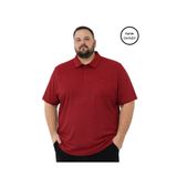 BattalModa Erkek Büyük Beden Kırmızı Polo Yaka Kısa Kollu Pike Tişört 3XL-4XL-5XL-6XL-7XL-8XL