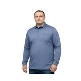 BattalModa Erkek Büyük Beden Melanj Havacı Polo Yaka Pike Tişört 3XL-4XL-5XL-6XL-7XL-8XL