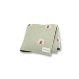Battani.Co Kız Ve Erkek Bebek Için Triko Örgü Bebek Battaniyesi Mint Salyangoz 85cm X85cm