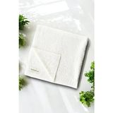 Battani.Co Triko Örgü Bebek Battaniyesi Ekru Minik Kareli Akrilik 85X85 cm - 85 x 85 cm - Beyaz