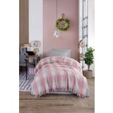 Battaniye Pamuklu Tek Kişilik Warm Soft Pudra