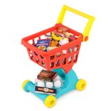 Battat – Pretend Shopping Playset – Play Market & Cart – 29 Play Food Items – Play Kitchen Accessories – 2 Yıl + – Alışveriş Günü Bakkal Sepeti