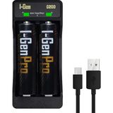 Batteries G229 2'li AA/AAA/9V Pil Şarj Aleti + 2 Adet Aa Pro 2950 Mah 1.2V Ni-Mh Şarjlı Kalem Pilli Set