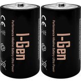 Batteries LR14 Ultra Alkalin C Boy Pil 1.5V Orta Boy Pil (2, 2'li Paket)