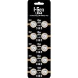 Batteries LR44 1.5V Alkalin Düğme Pil (AG13, A76, L1154) 10'lu Paket