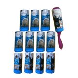 BATTON 1+11 Adet Yedek Rulo Premium Kedi Köpek Tüy Toplayıcı 60 Yaprak Rulo 1+11