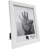 Batu Art Home Fotoğraf Çerçevesi 15 x 21 cm Beyaz Renk Korumalı Kırılmaz Pleksi Camlı Masaüstü Ayaklı ve Duvara Asılabilir