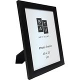 Batu Art Home Fotoğraf Çerçevesi 15 x 21 cm Siyah Renk Korumalı Kırılmaz Pleksi Camlı Masaüstü Ayaklı ve Duvara Asılabilir