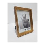 Batu Art Home Fotoğraf Çerçevesi Korumalı Kırılmaz Pleksi Camlı Masaüstü Ayaklı Asılabilir 15x21 Cm Mat Altın