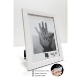 Batu Art Home Fotoğraf Çerçevesi Korumalı Kırılmaz Pleksi Camlı Masaüstü Ayaklı Duvara Asılabilir 15x21 Cm Beyaz