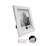 Batu Art Home Fotoğraf Çerçevesi Korumalı Kırılmaz Pleksi Camlı Masaüstü Ayaklı ve Asılabilir 10x15 Cm Beyaz