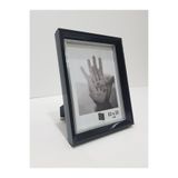 Batu Art Home Fotoğraf Çerçevesi Korumalı Kırılmaz Pleksi Camlı Masaüstü Ayaklı ve Asılabilir 15x21 Cm Siyah Gümüş