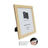 Batu Art Home Fotoğraf Çerçevesi Korumalı Pleksi Camlı Masaüstü Ayaklı Ve Duvara Asılabilir 15x21 Cm Naturel